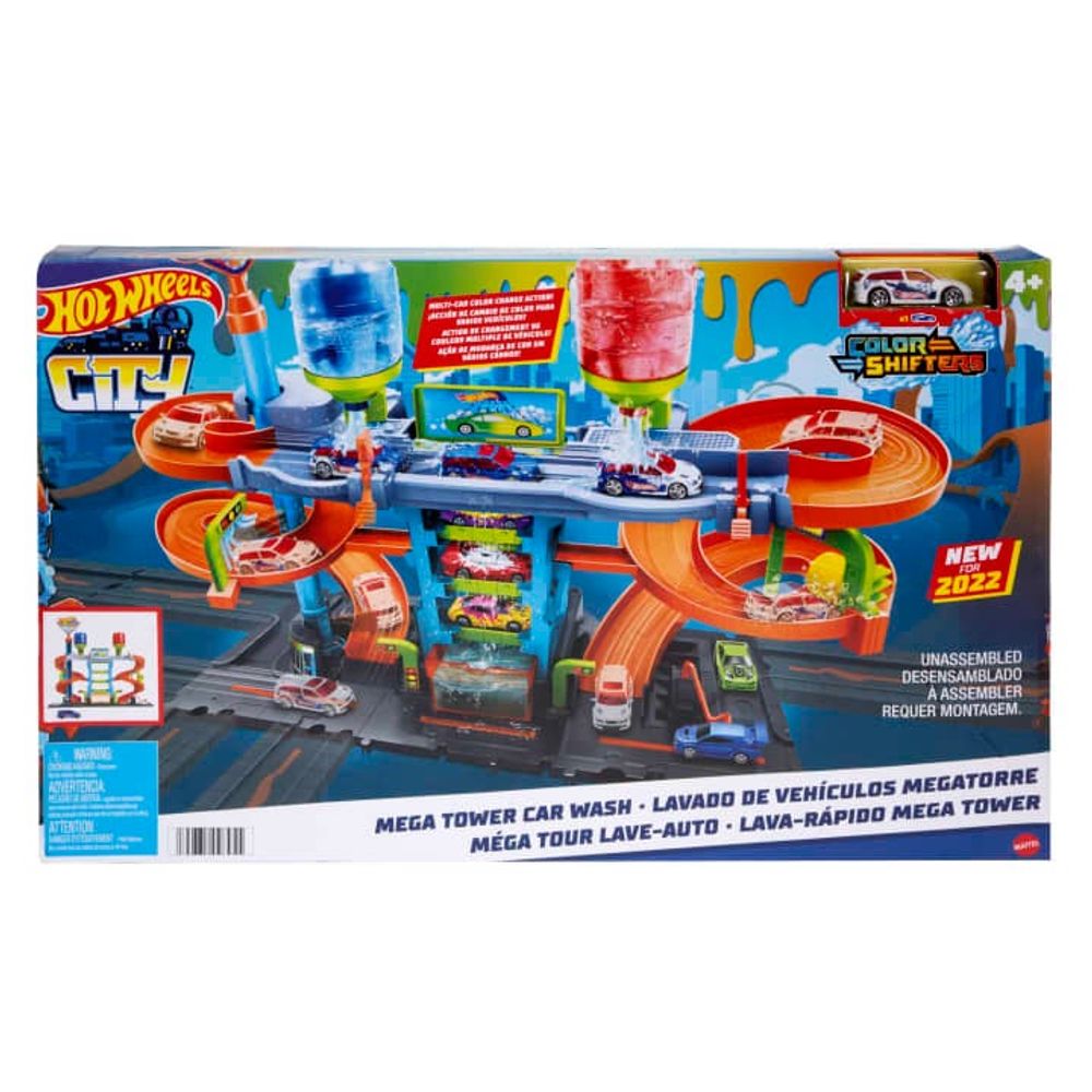 Hot Wheels City Mega Tower Car Wash - Autopraonica slika 6