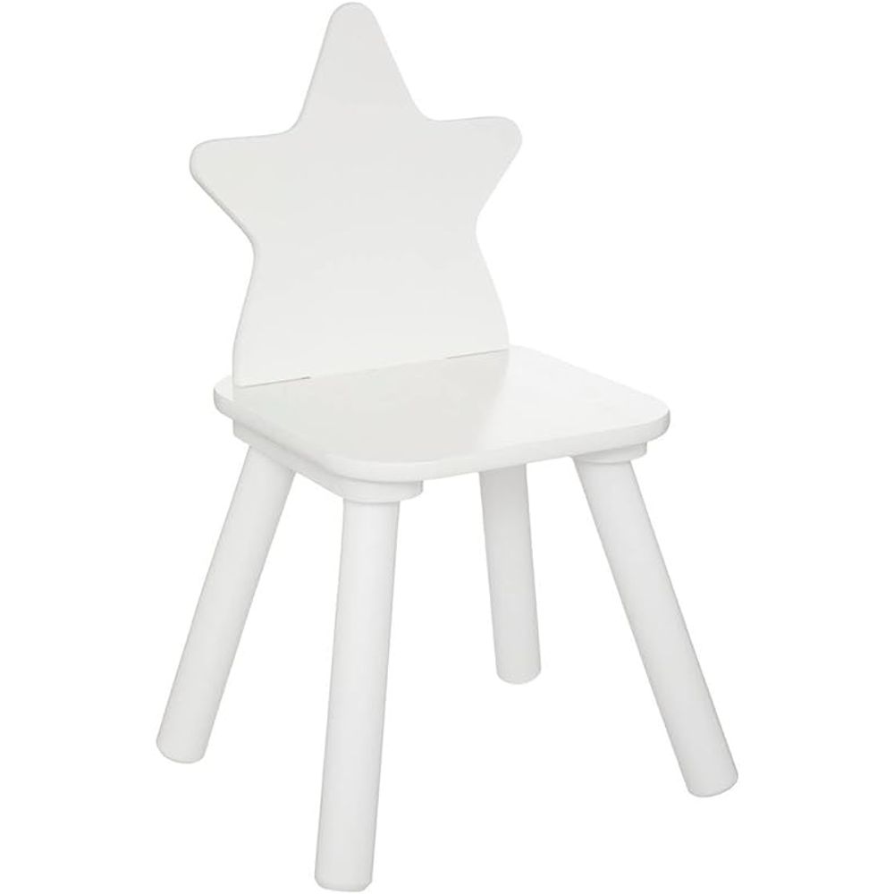 Atmosphera stolac sweet star 32x31,5x50cm mdf/drvo bijeli slika 1