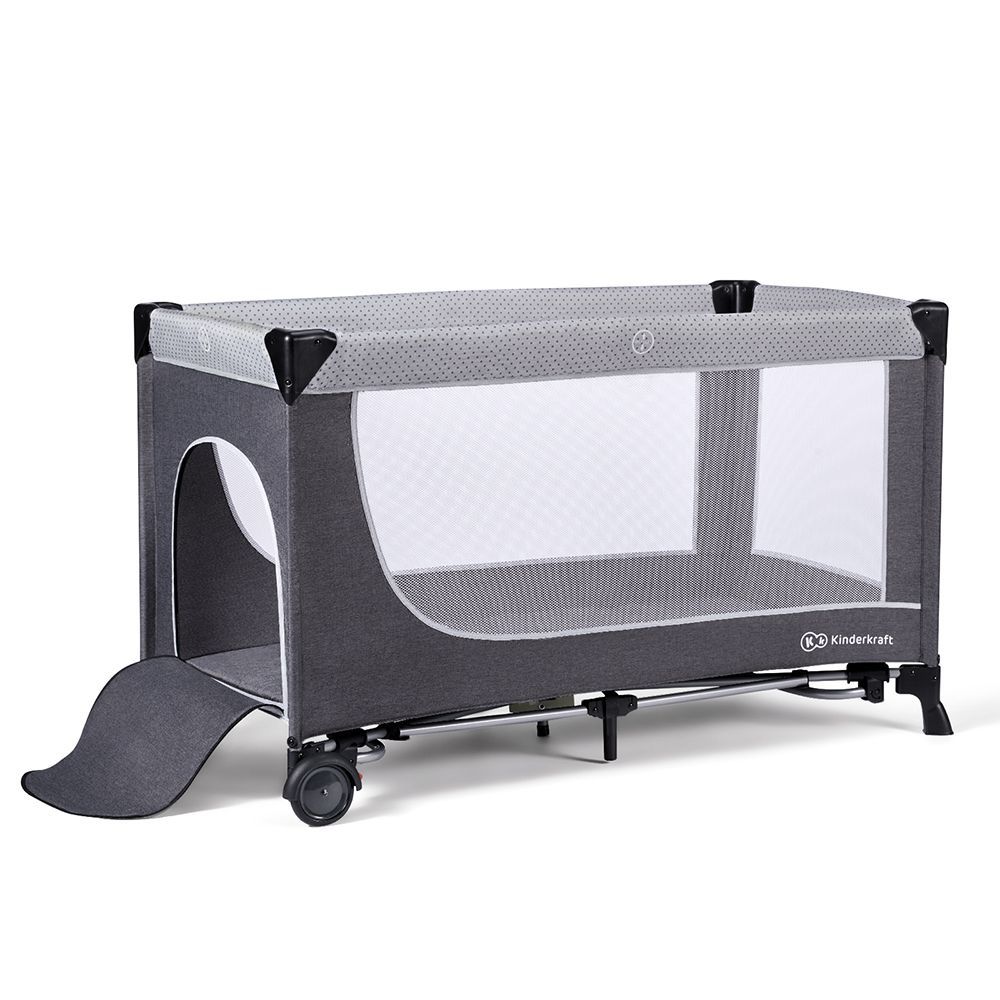 Kinderkraft Vikend krevetac LEODY, Grey slika 4