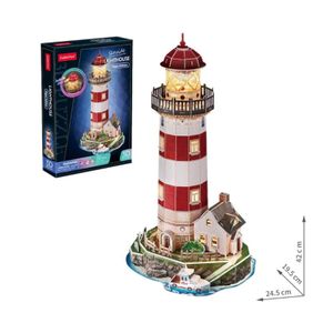 CubicFun CBF205409 3D Puzzle Lighthouse Night Edition sa LED svjetlima L540h