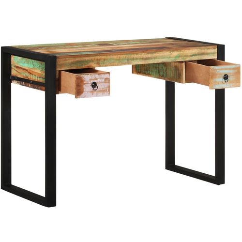 Radni stol od masivnog obnovljenog drva slika 43