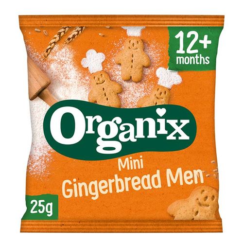 Organix organski biskviti – džindžermen (12m+) 25gr slika 1