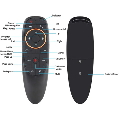 GMB-G10S AIR MOUSE Google Voice Control, IR Learning Remote Control slika 6