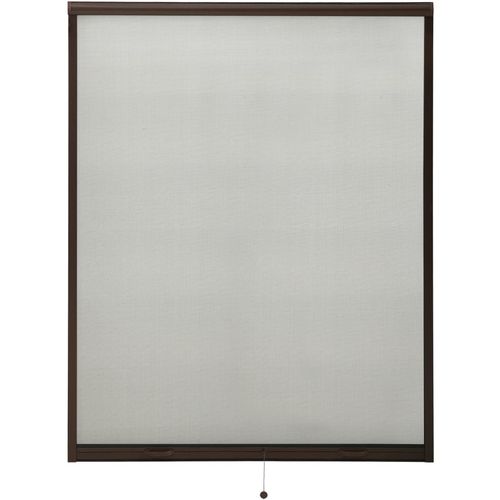 Zaslon protiv insekata za prozore smeđi 140 x 170 cm slika 1