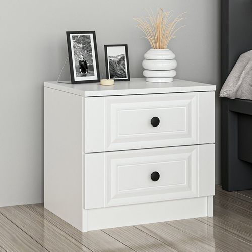 Kale - 4923 White Nightstand slika 1