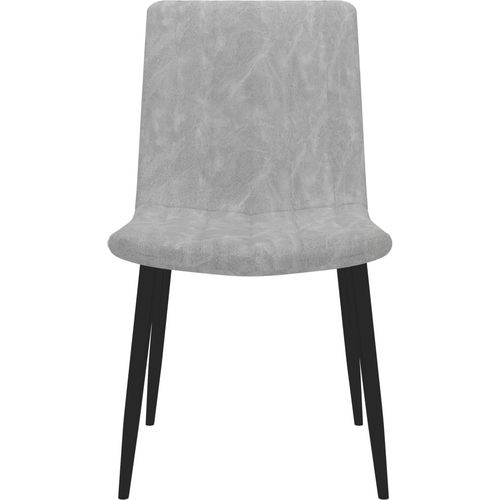 Blagovaonske stolice od umjetne kože 6 kom svjetlosive slika 18