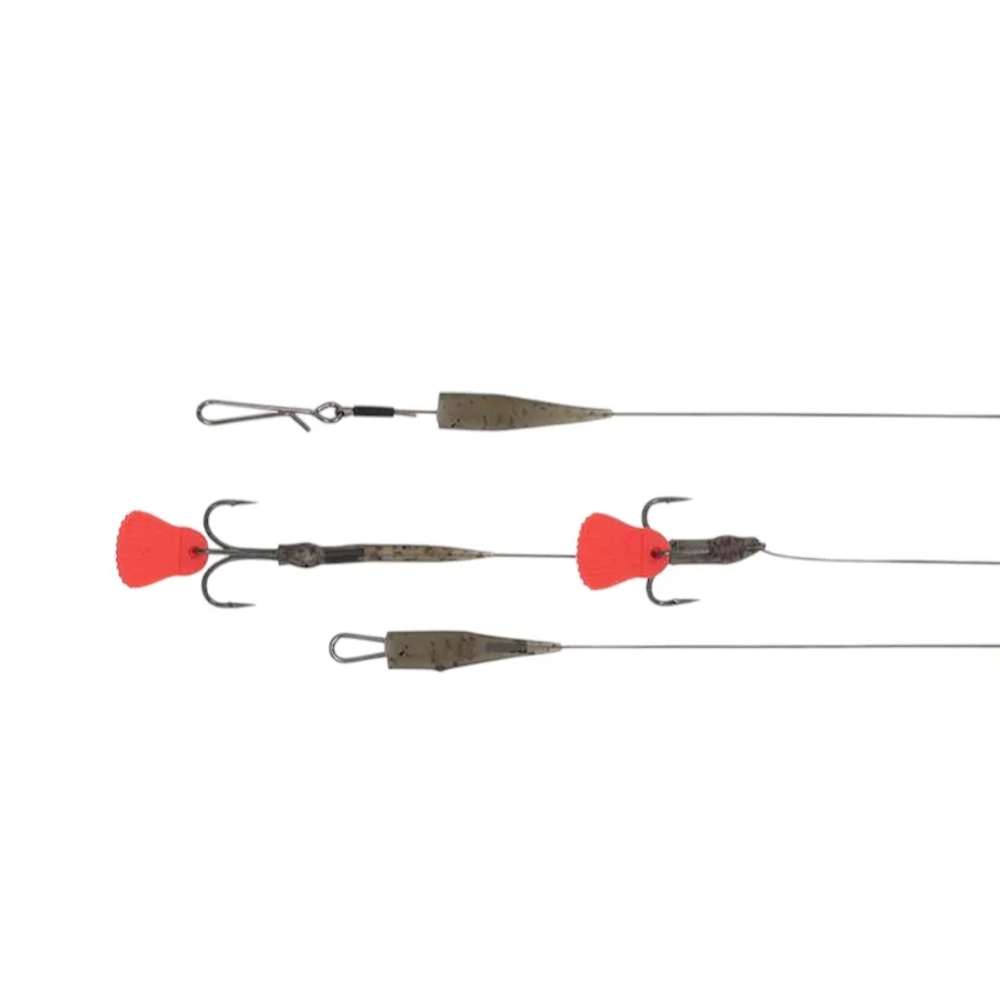 FRR028 Fox vobler Rage Predator Kwik Change Paternoster Trace 30cm Size 8 Barbed slika 3
