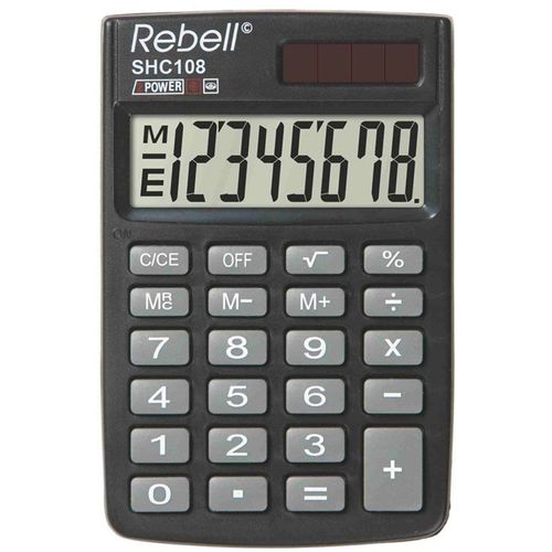Kalkulator komercijalni Rebell SHC108 black slika 3
