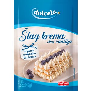 Dolcela Šlag krema okus vanilija 45 g