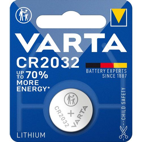 VARTA baterija CR 2032 3V Litijum baterija dugme, Pakovanje 1kom slika 1