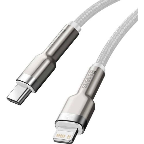 USB-C kabel za Lightning Baseus Cafule PD 20W 2m (bijeli) slika 3