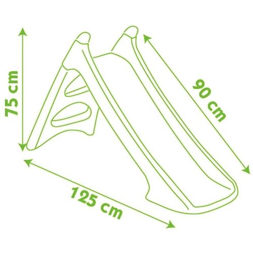 SMOBY tobogan XS 125x50x75 cm, zeleni  slika 2