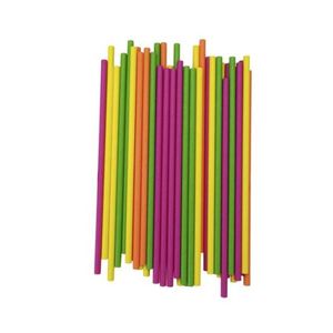 Slamke papirne 40/1 6x20 cm sorto boje