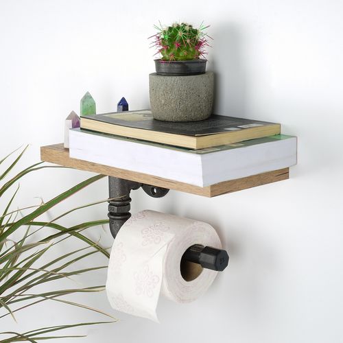 Boruraf254 Walnut
Black Toilet Paper Holder slika 2