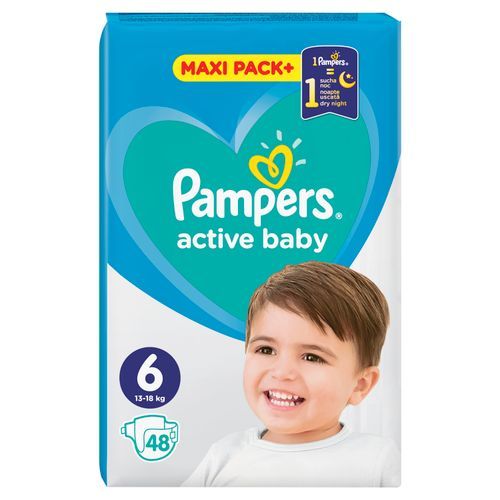 Pampers Active Baby Maxi Pack Plus veličina 6 slika 1