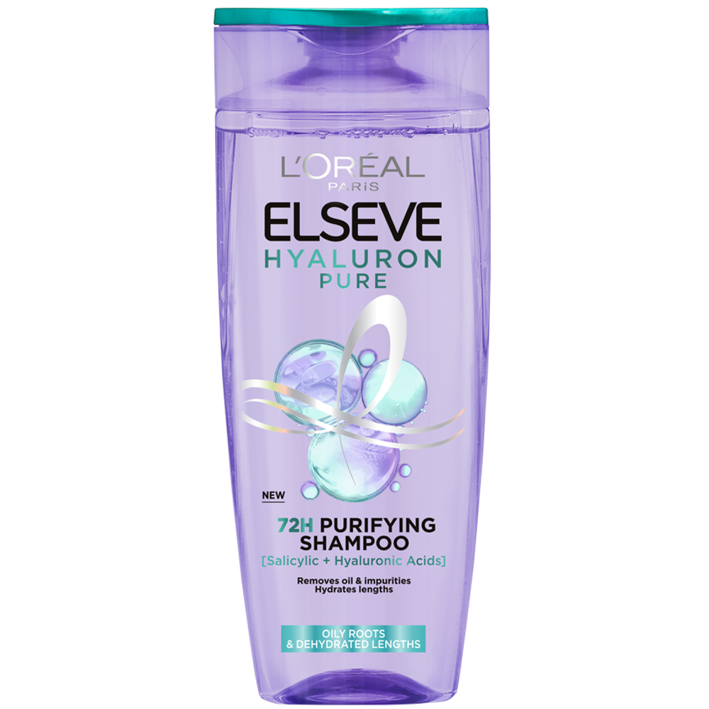 L’Oréal Paris Elseve Hyaluron Pure Šampon za dehidriranu kosu koja se brzo masti 400ml slika 1