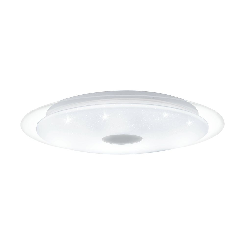 Eglo Lanciano 1 Plafonjera sa LED Rasvjetom, 24W, 1900lm, Daljinski Upravljač, Timer, Dimabilna, Promjer 660mm, Bijela slika 1