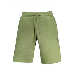 GIAN MARCO VENTURI MEN'S GREEN SHORT PANTS