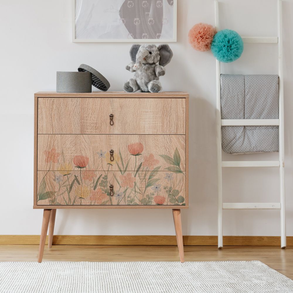 Noćni ormarić City Trio Tulip Sonoma Oak slika 1