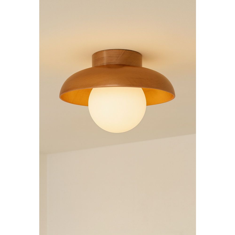 Zidna Lampa Hant-T, boje: Hrast, Bijela slika 4