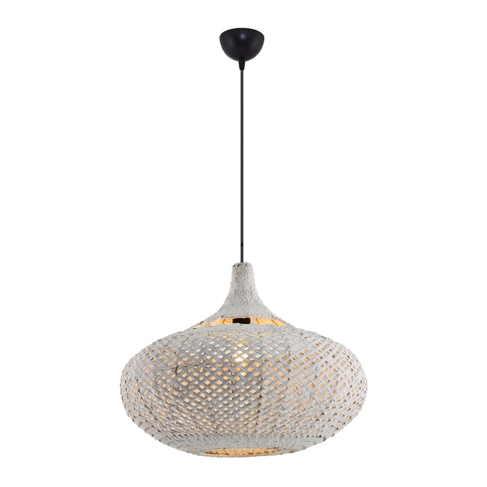 Luster Bijeli 4461-15-01 sa Ratan Kapom slika 2