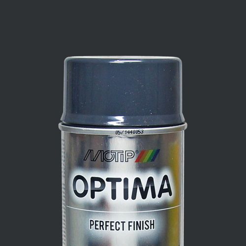 MOTIP Optima Akrilna boja u spreju RAL7021 crno-siva 400 mL slika 1