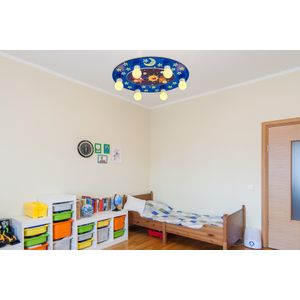 Luster L1539 - Plavi Drveni Luster