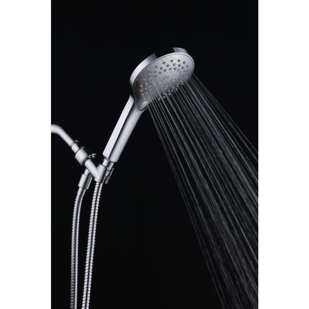 Inter Ceramic tuš ručica, 3 funkcije 12cm abs kromirana slika 2