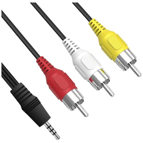 REDLINE Mini AV 3.5 mm na RCA kabel, dužina 1.2 met - C-AV120 slika 1