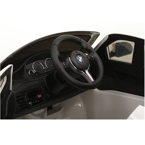 Licencirani auto na akumulator BMW X6 - sivi/lakirani slika 10