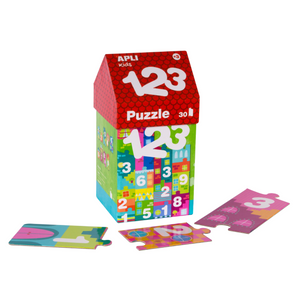 APLI kids Puzzle - Kućica 123