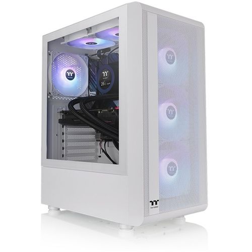 Thermaltake S200 TG ARGB Snow Mid tower slika 1