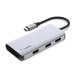 HyperDrive, CHROME 5 u 1 USB-C HUB, sivi