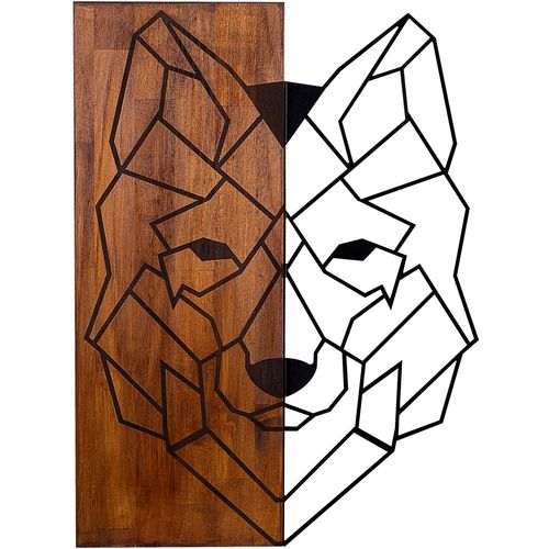 Wolf1 Walnut
Black Decorative Wooden Wall Accessory slika 2