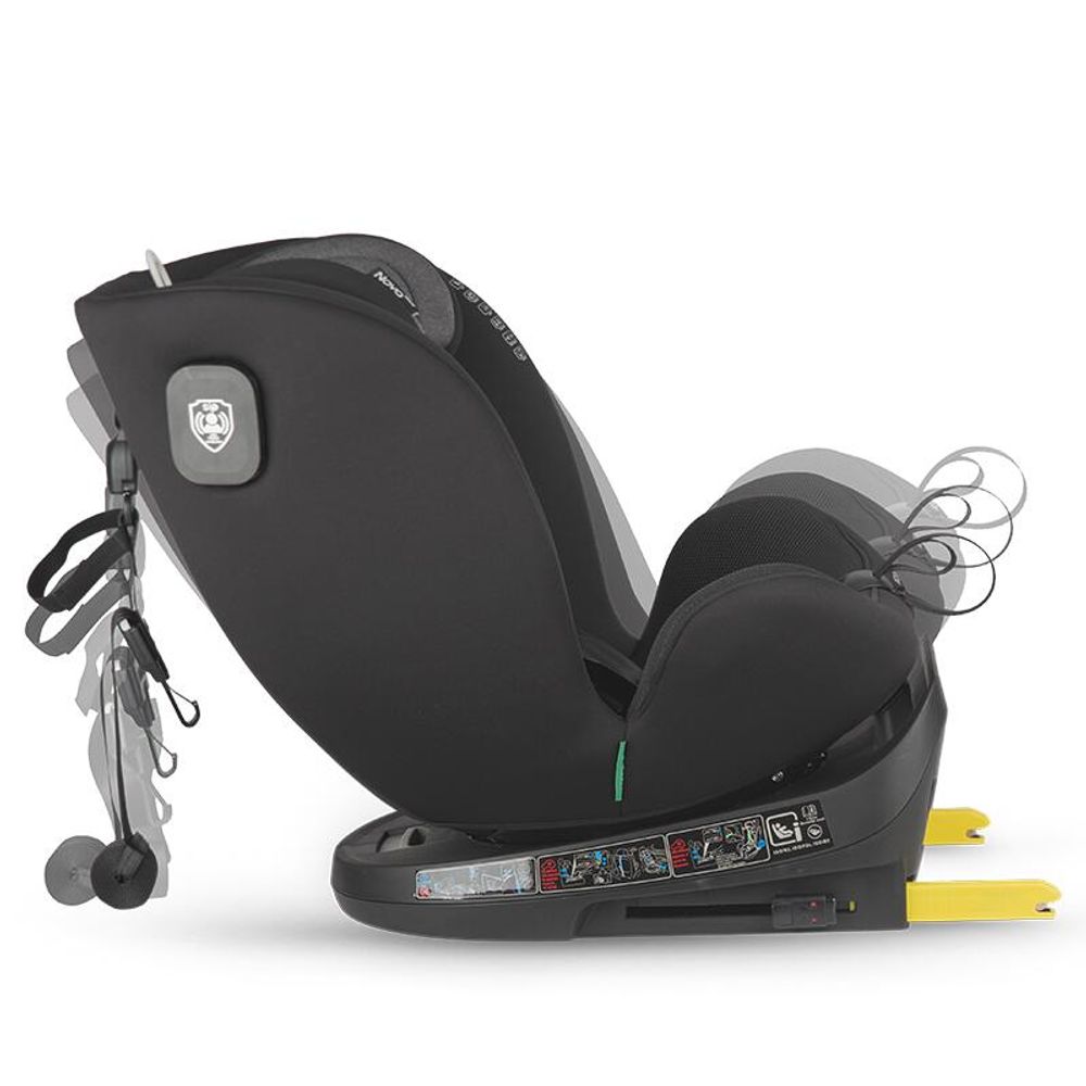 Coccolle® Autosjedalica Nova iSize 360° 40-150cm Isofix, Diamond Black slika 16