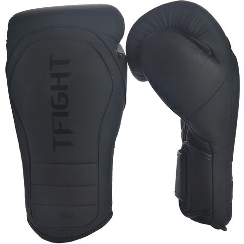 TFIGHT Premium Pro Matte Black/Black, rukavice za boks 14 OZ slika 1