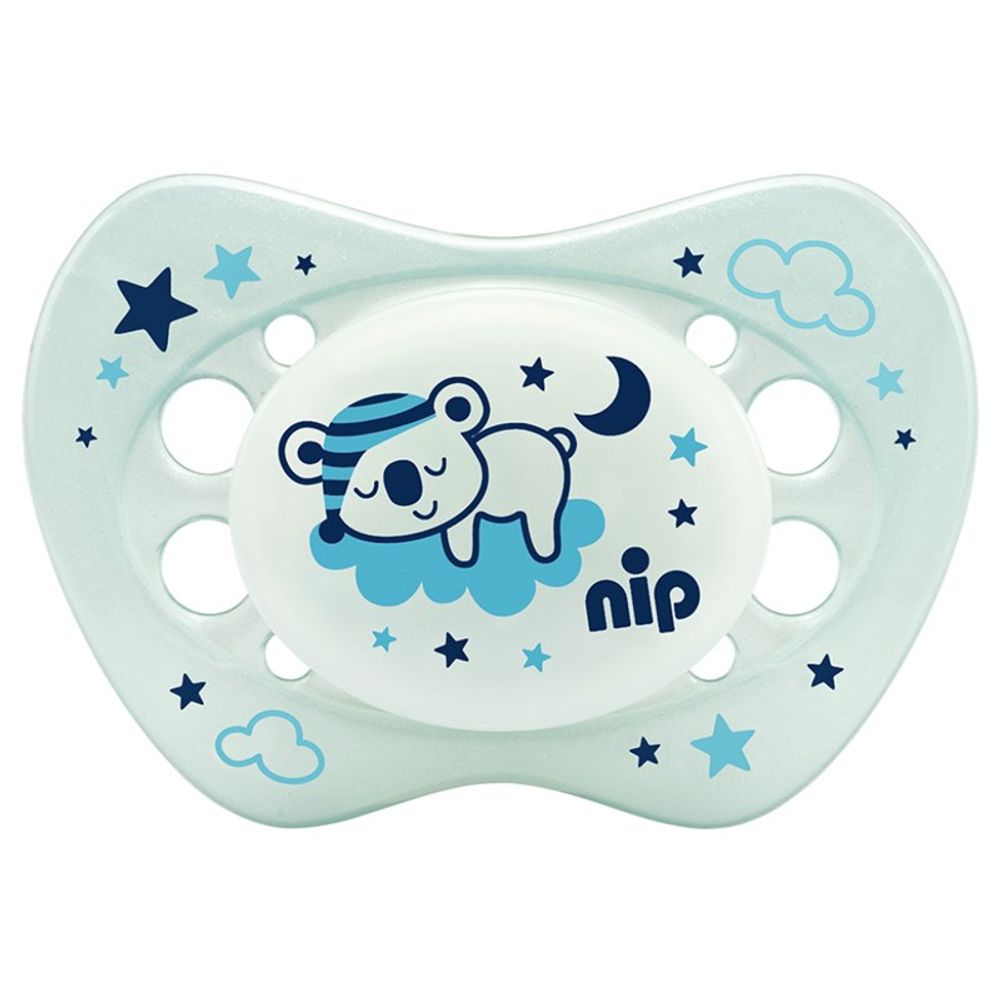 nip® Duda varalica Night 5-18mj (veličina 2) - Silikon, 2kom Plava, Mint slika 4