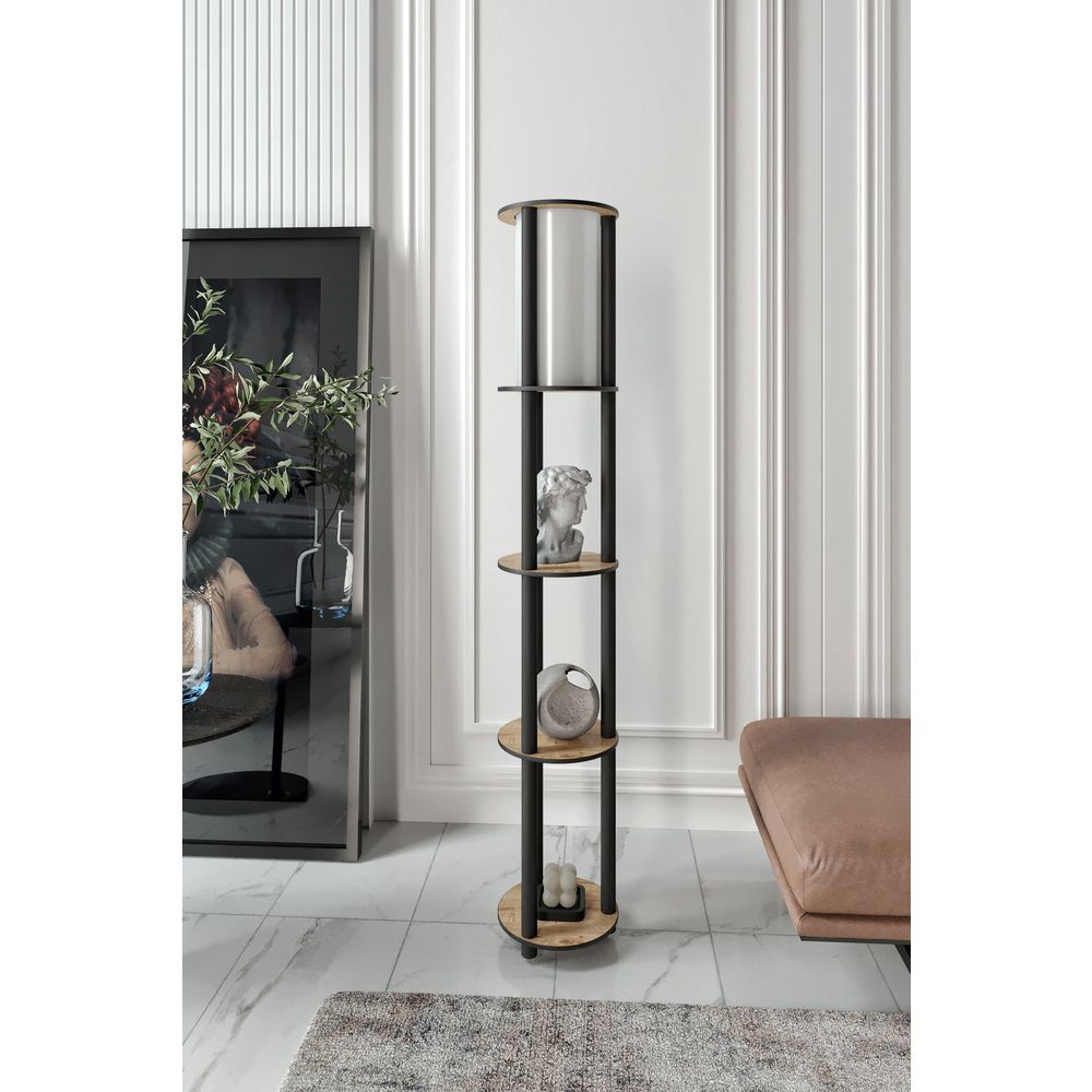 Podna lampa KS-11107, boja orahovine slika 3