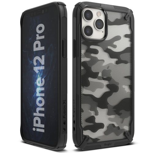 Ringke Fusion X Design futrola za iPhone 12 Pro / iPhone 12 Camo slika 1