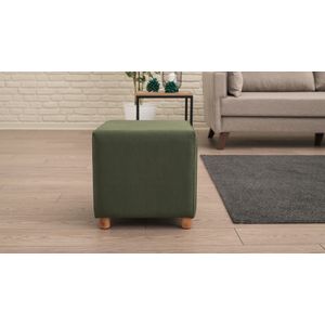 Atelier Del Sofa Tabure, zelena, Daisy - Green