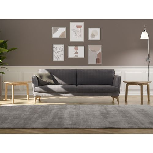 Giza - Grey Grey 3-Seat Sofa slika 1