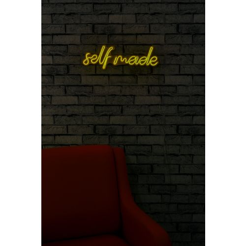 Wallity Ukrasna plastična LED rasvjeta, Self Made - Yellow slika 3