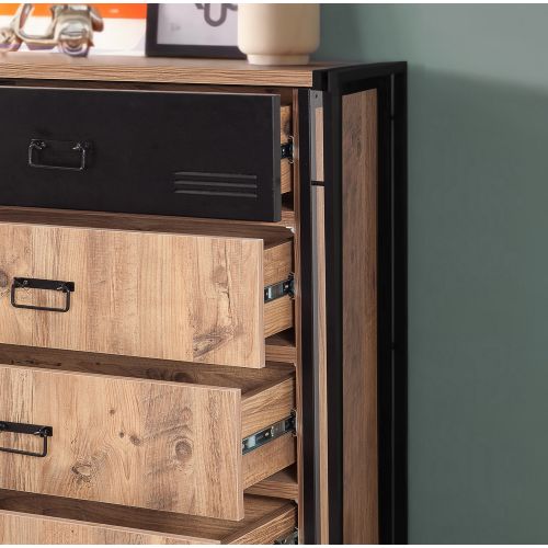 Cosmo Luna Atlantic PineBlack Dresser slika 2