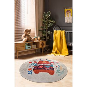 Sweet Bear   Multicolor Carpet (140 cm)