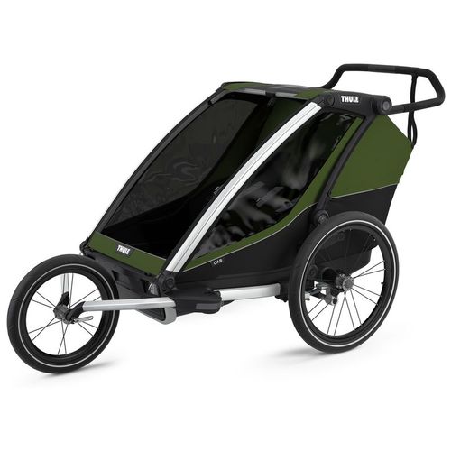 Thule Chariot Cab 2 dečija kolica/prikolica za bicikl - CypresGreen slika 5