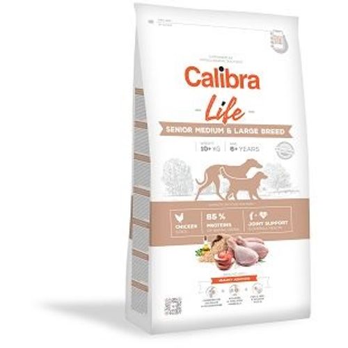 Calibra Dog Life Senior Medium & Large Piletina, hrana za pse 12kg slika 1