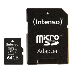 Intenso 64GB microSDXC UHS-I Class 10 Premium memorijska kartica