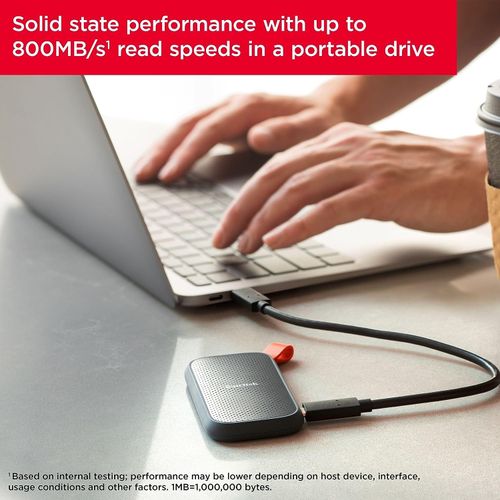 SanDisk 1TB Prenosni SSD 800MB/s, USB-C, USB 3.2 Gen 2 slika 5