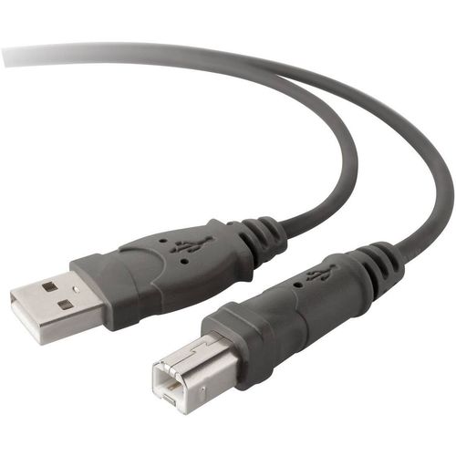 Belkin   [1x muški konektor USB 2.0 tipa a - 1x muški konektor USB 2.0 tipa b] 3.00 m crna pozlaćeni kontakti, UL certificiran Belkin USB kabel USB 2.0 USB-A utikač, USB-B utikač 3.00 m crna pozlaćeni kontakti, UL certificiran F3U154BT3M slika 2