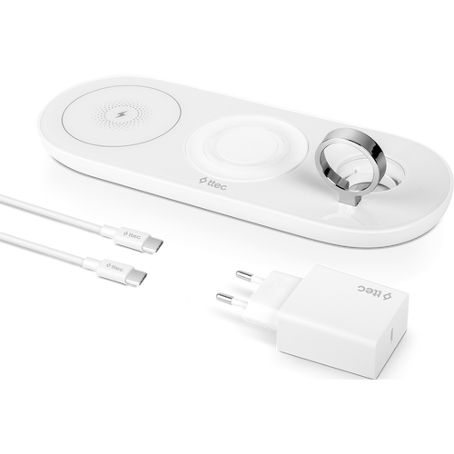 Ttec AirCharger Trio 3 İN 1 iPhone + Apple Watch + AirPods Wireless Speed Charging Station+ 20WPD Charger slika 2